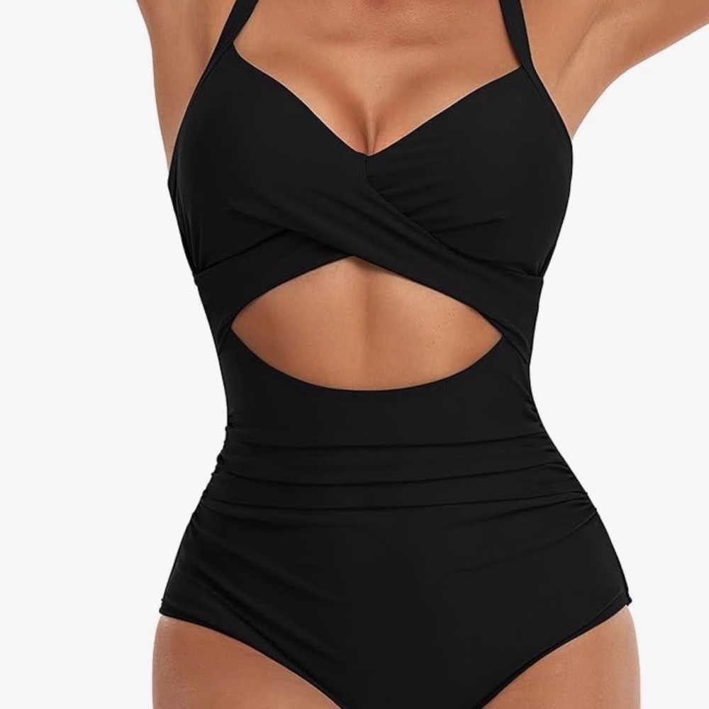 Elegant Black Women's Swimsuit